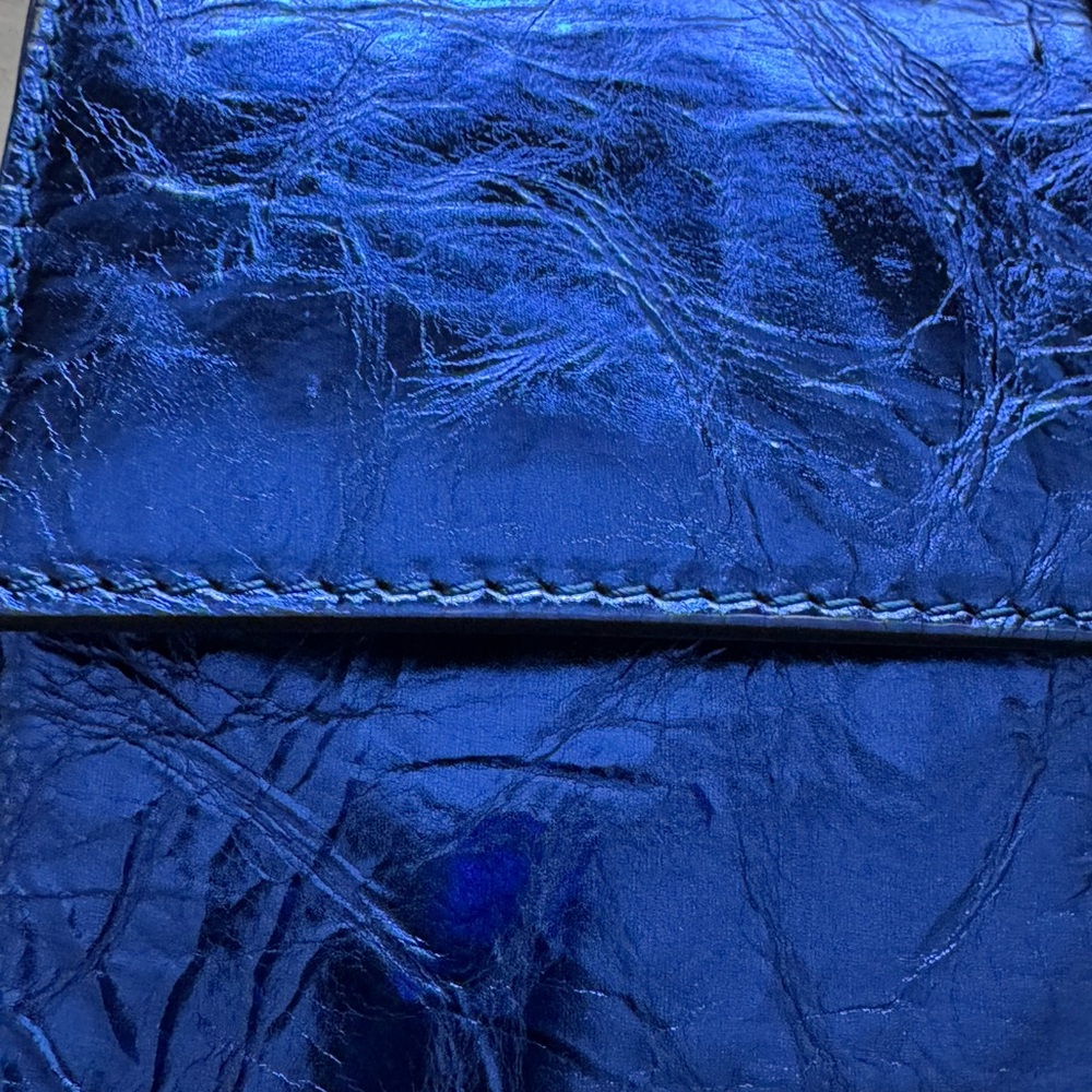 Jimmy Choo Metallic Blue (River) Shoulder Bag - Picture 7 of 11